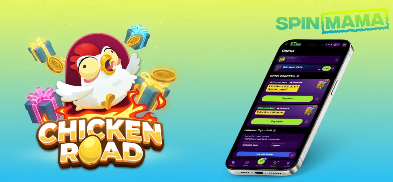 spinmama chicken road bonus