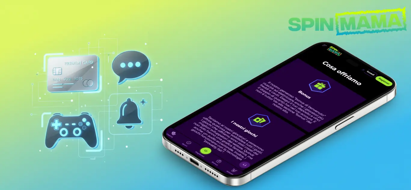 spinmama app funzionalita